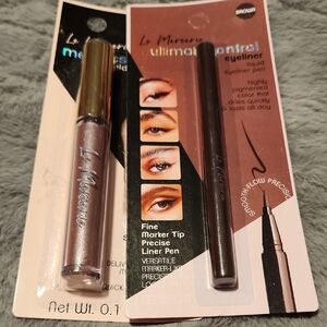 Ultimate Control Eyeliner and Lip Gloss Set - Brown and Gold